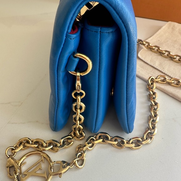 SOLD***Authentic bleu pochette coussin - Picture 13 of 16